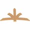 Ekena Millwork Davenport Timber Gable Bracket, Western Red Cedar, 60"W x 38"H x 1 1/2"D x 5 1/2"F, 15/12 Pitch GBW060X38X0206DAV00SWR - alternate 2